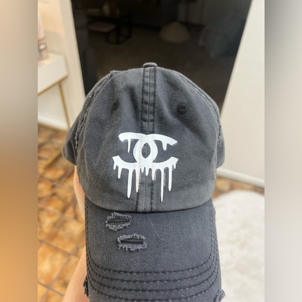 Chanel Hat With Pony Pocket!
